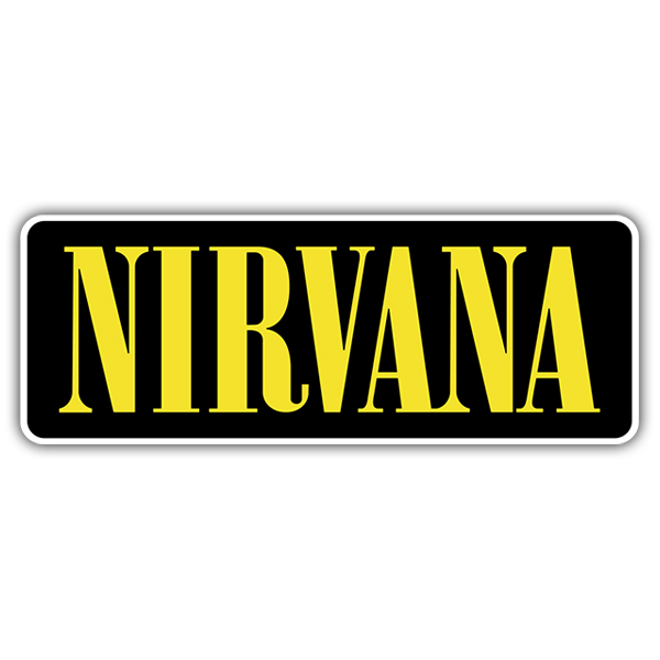 Pegatinas: Nirvana Logo