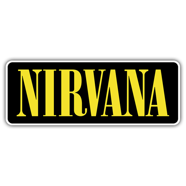 Pegatinas: Nirvana Logo