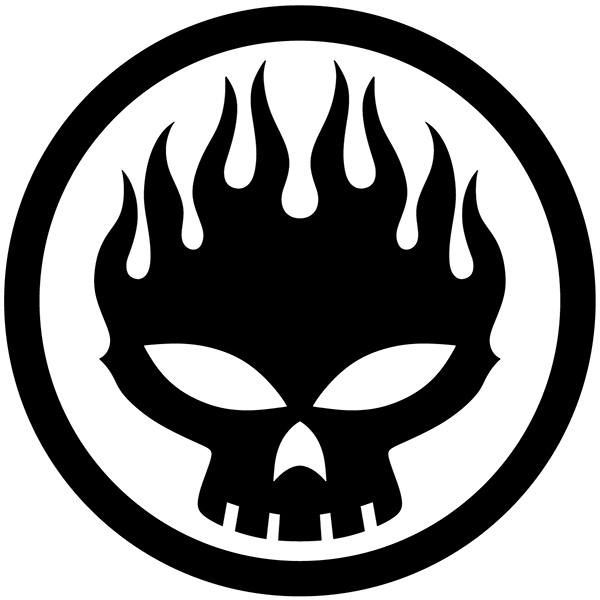 Pegatinas: Offspring Calavera