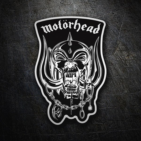 Pegatinas: Motörhead - Snaggletooth Negro