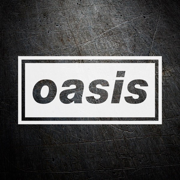 Pegatinas: Logo Oasis en Letras Min&uacute;sculas