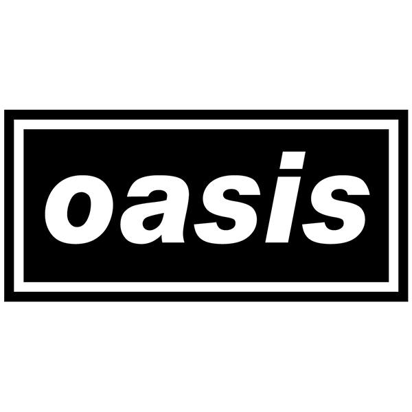 Pegatinas: Logo Oasis en Letras Min&uacute;sculas