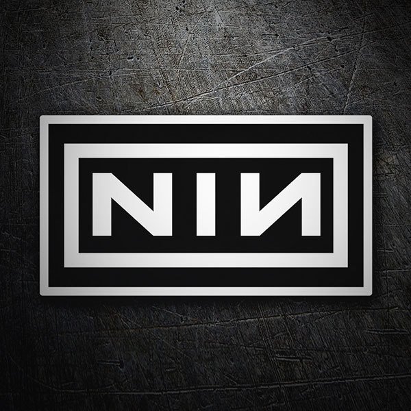 Pegatinas: Nine Inch Nails Logo