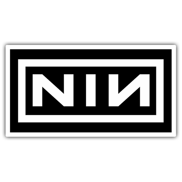 Pegatinas: Nine Inch Nails Logo