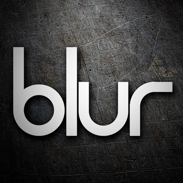Pegatinas: Blur Logo