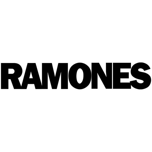 Por lo tanto Ellos Subir Pegatina Ramones Logo | TeleAdhesivo.com