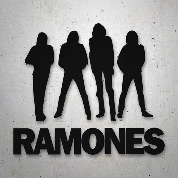 Pegatinas: Ramones Siluetas