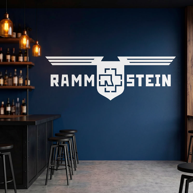 Rammstein Escudo con Alas 2/10
