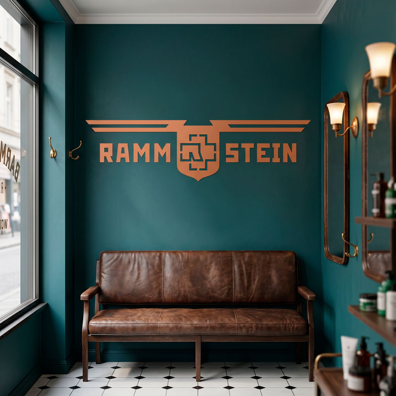 Rammstein Escudo con Alas 3/10