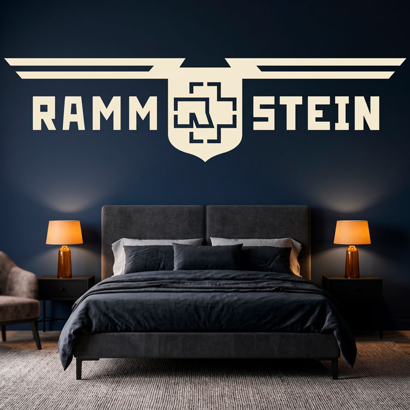 Rammstein Escudo con Alas 7/10