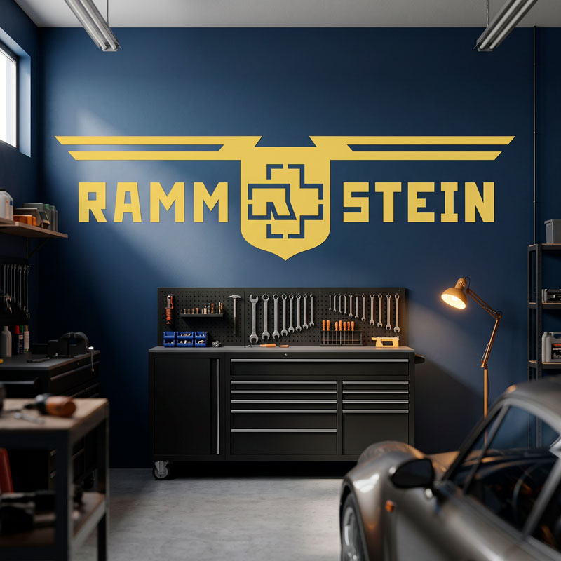 Rammstein Escudo con Alas 10/10