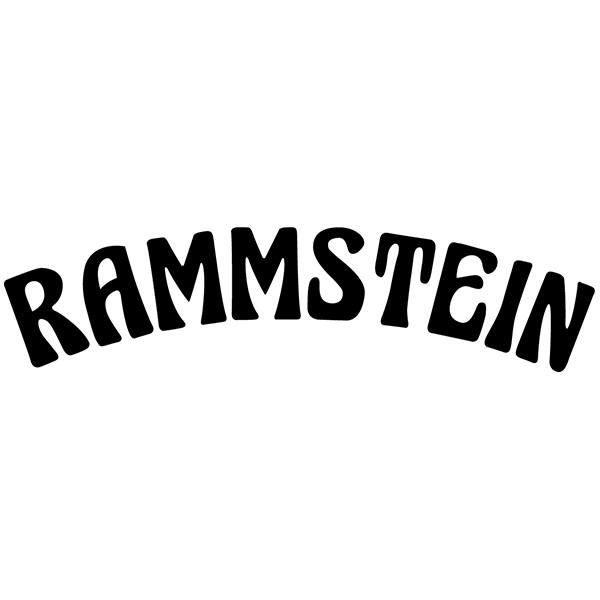 Pegatinas: Rammstein - Mein Land con Texto en Arco