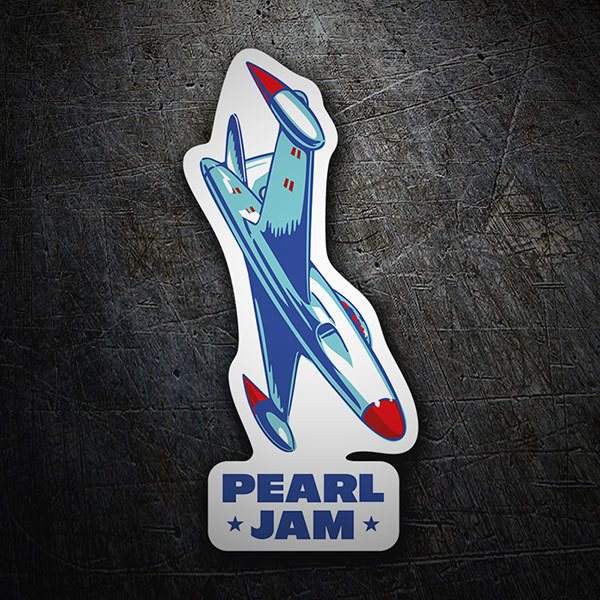Pegatinas: Pearl Jam Avión