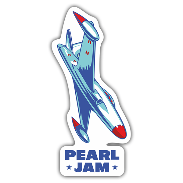 Pegatinas: Pearl Jam Avión