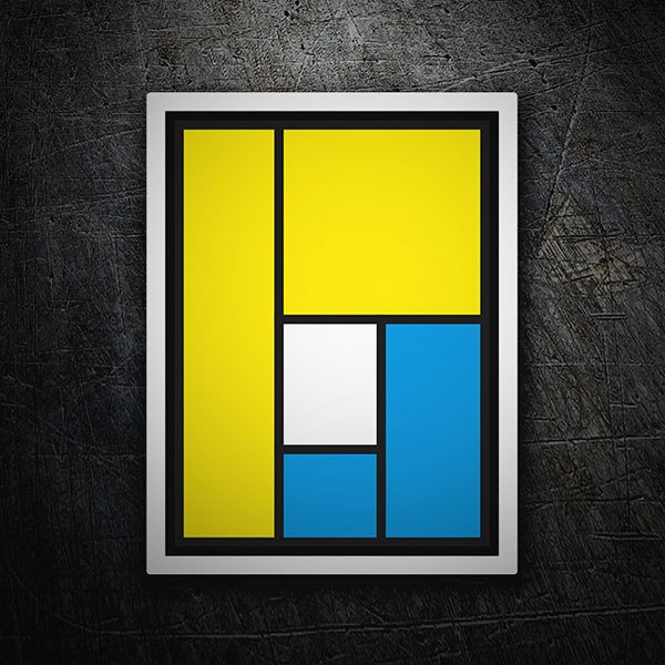 Pegatinas: Logo Pearl Jam con Formas Geom&eacute;tricas