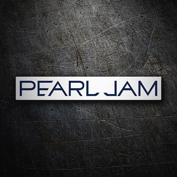 Pegatinas: Logo Pearl Jam en Estilo Retro