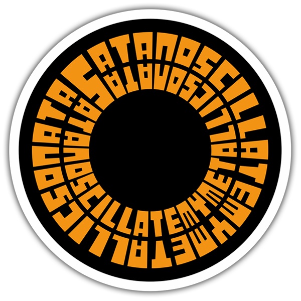 Pegatinas: Logo Soundgarden con Dise&ntilde;o C&iacute;clico