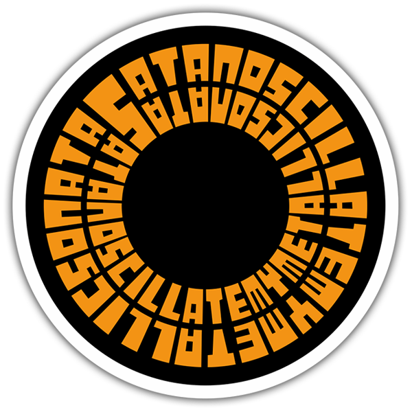 Pegatinas: Logo Soundgarden con Dise&ntilde;o C&iacute;clico