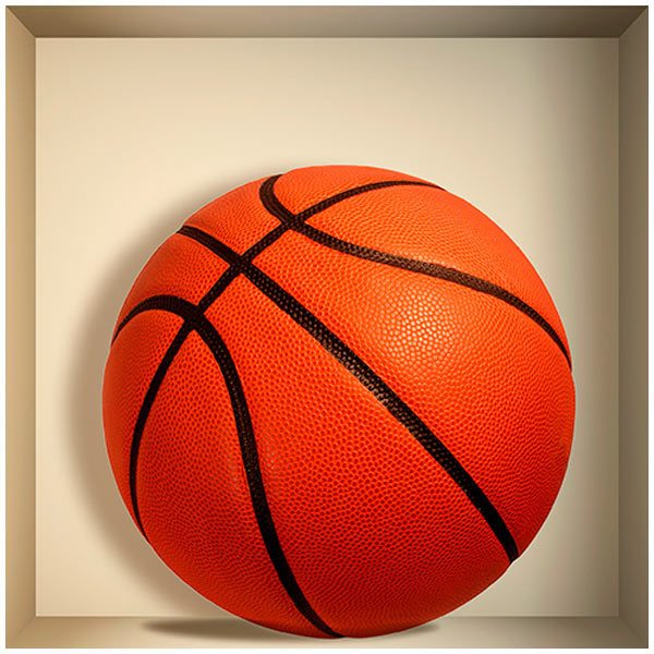 Vinilos Decorativos: Nicho Balón de baloncesto