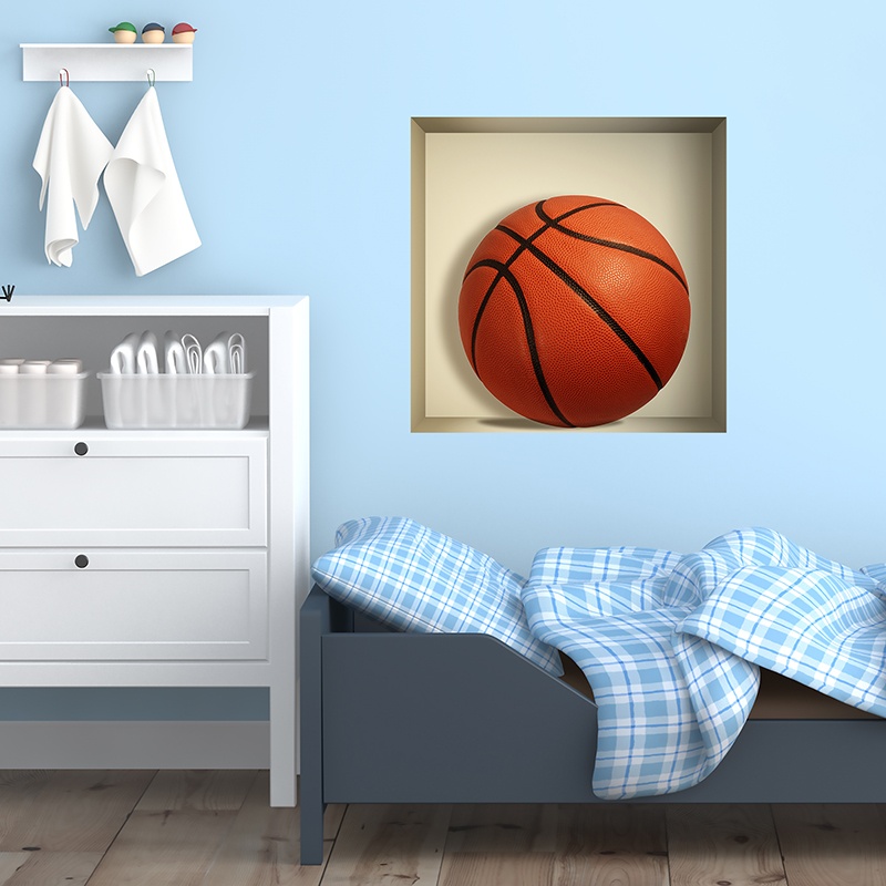 Vinilos Decorativos: Nicho Balón de baloncesto