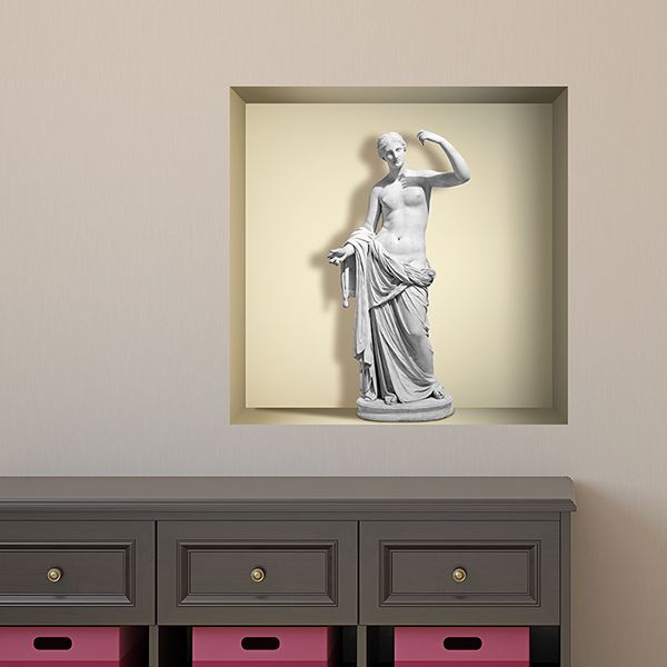 Vinilos Decorativos: Nicho Estatua de Venus 1