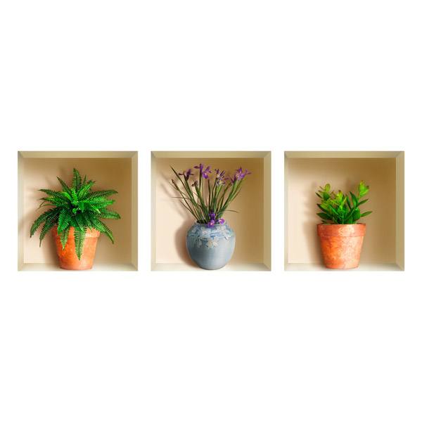 Vinilos Decorativos: Nicho Plantas