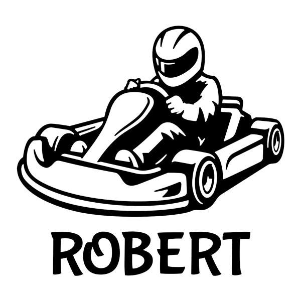Vinilos Infantiles: Kart Personalizado