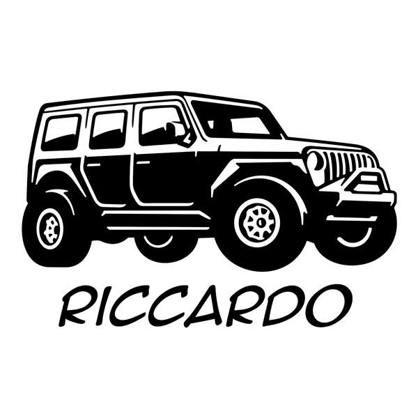 Vinilos Infantiles: Jeep Personalizado