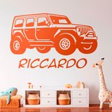 Vinilos Infantiles: Jeep Personalizado 2