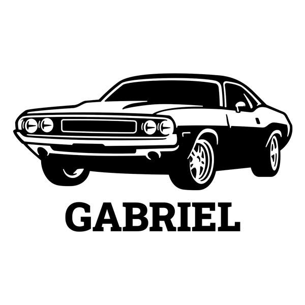Vinilos Infantiles: Mustang Personalizado