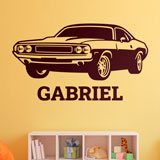 Vinilos Infantiles: Mustang Personalizado 2