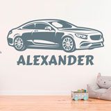 Vinilos Infantiles: Coche de Lujo con Nombre 2