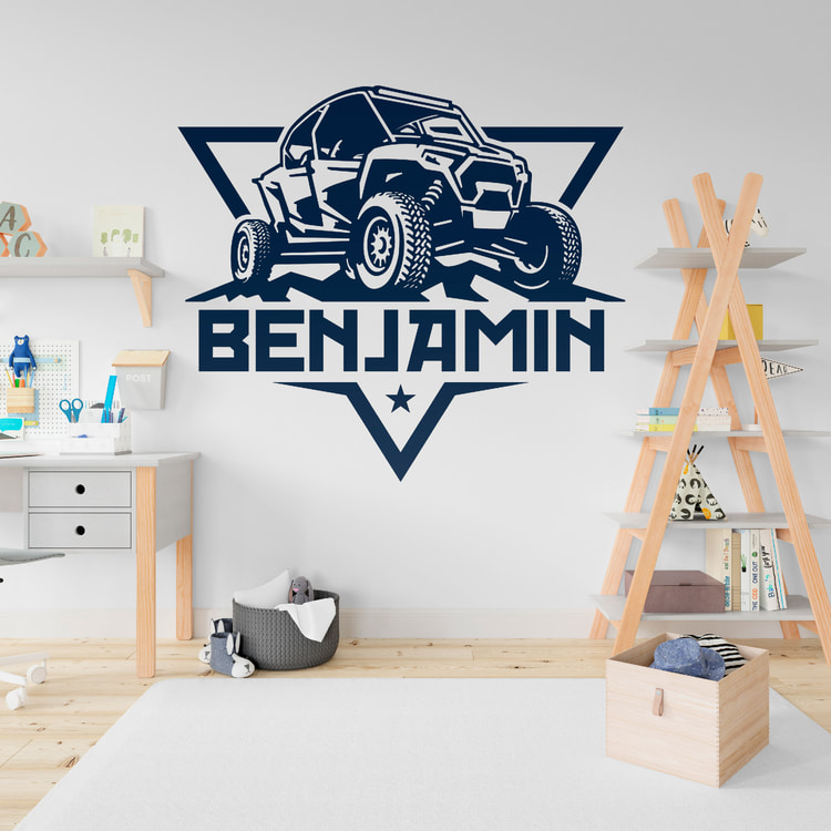 Vinilos Infantiles: Buggy nombre personalizado