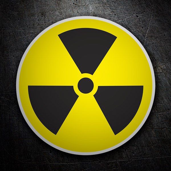 Pegatinas: Radioactividad