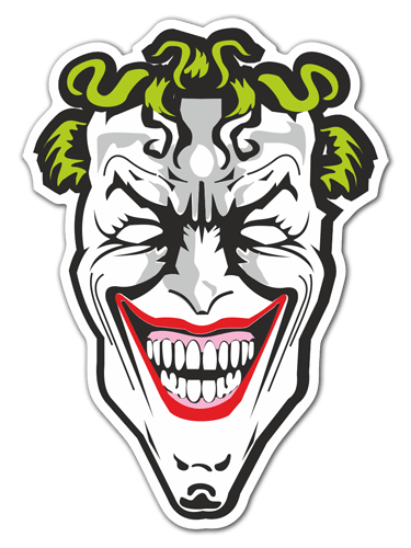 Pegatinas: El villano Joker 0