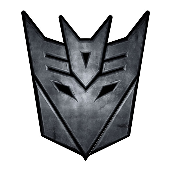 Pegatinas: Transformers Decepticon Logo