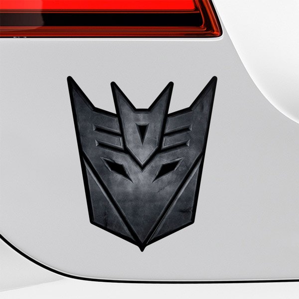 Pegatinas: Escudo Decepticon Futurista