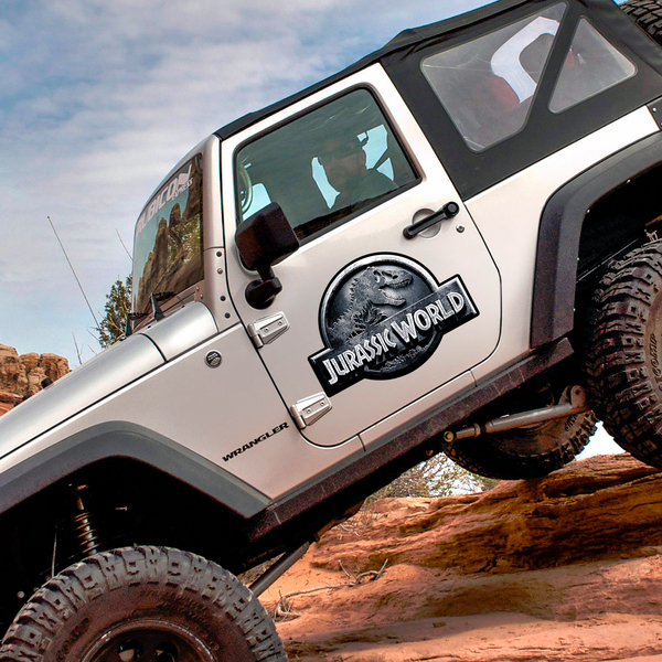 Pegatinas: Silhouette de Dinosaurio Jurassic World