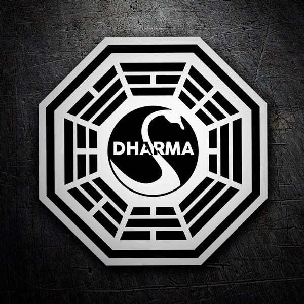 Pegatinas: Iniciativa Dharma, Lost 1