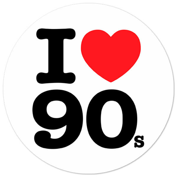 Pegatinas: I love 90s