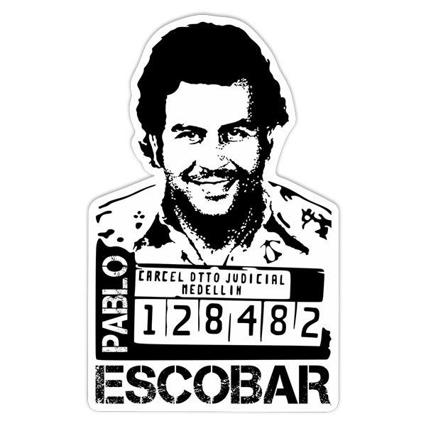 Pegatinas: Foto Pablo Escobar