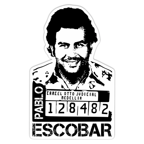 Pegatinas: Foto Pablo Escobar 0