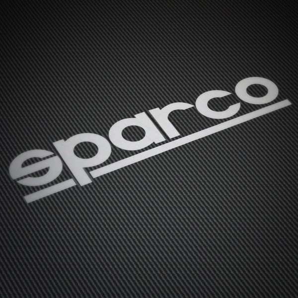 Pegatinas: Sparco con Letras Gruesas