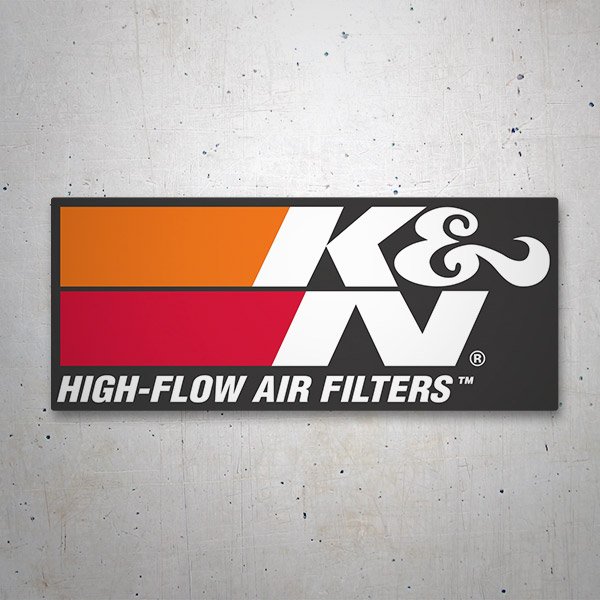 Pegatinas: K&N High-Flow Air Filters 2