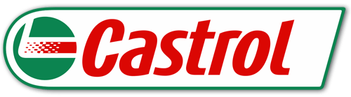 Pegatinas: Logotipo Castrol en Rojo y Verde
