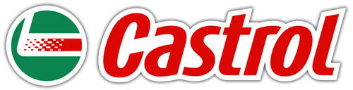 Pegatinas: Castrol 3 en C&iacute;rculo Verde