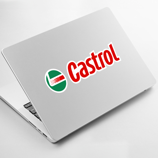 Pegatinas: Castrol 3 en C&iacute;rculo Verde