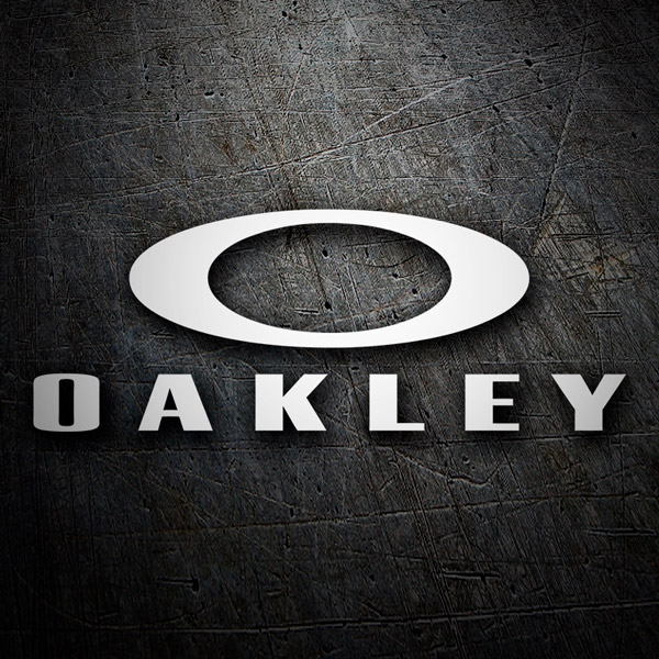 Pegatinas: Oakley con su logo