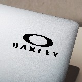 Pegatinas: Logotipo de Oakley en Ovalo 3