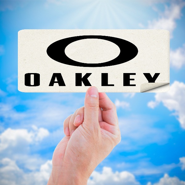 Pegatinas: Oakley con su logo
